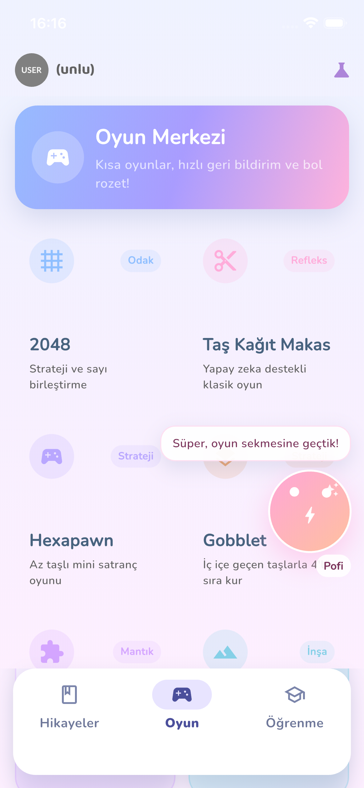 AI-Powered Storytelling / Flutter App screenshot 1