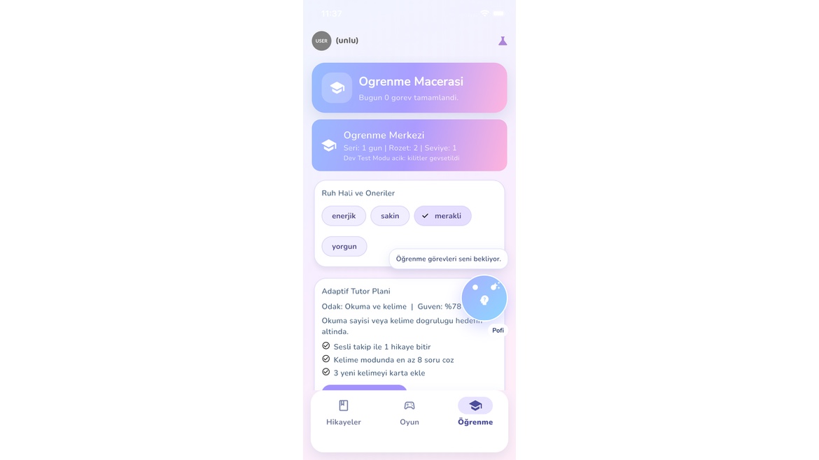 AI-Powered Storytelling / Flutter App screenshot 2